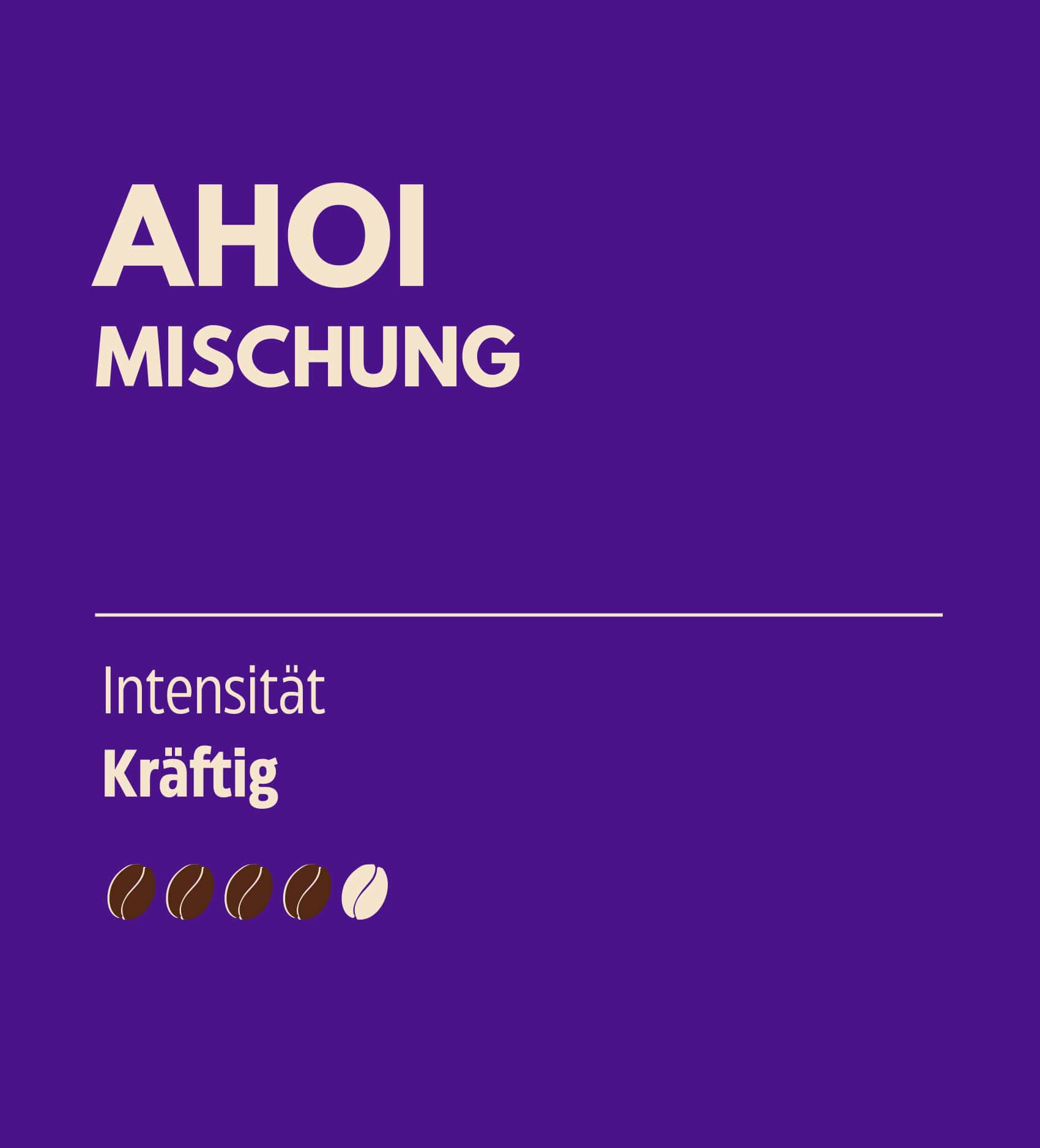 Kaffeesorte Ahoi Mischung