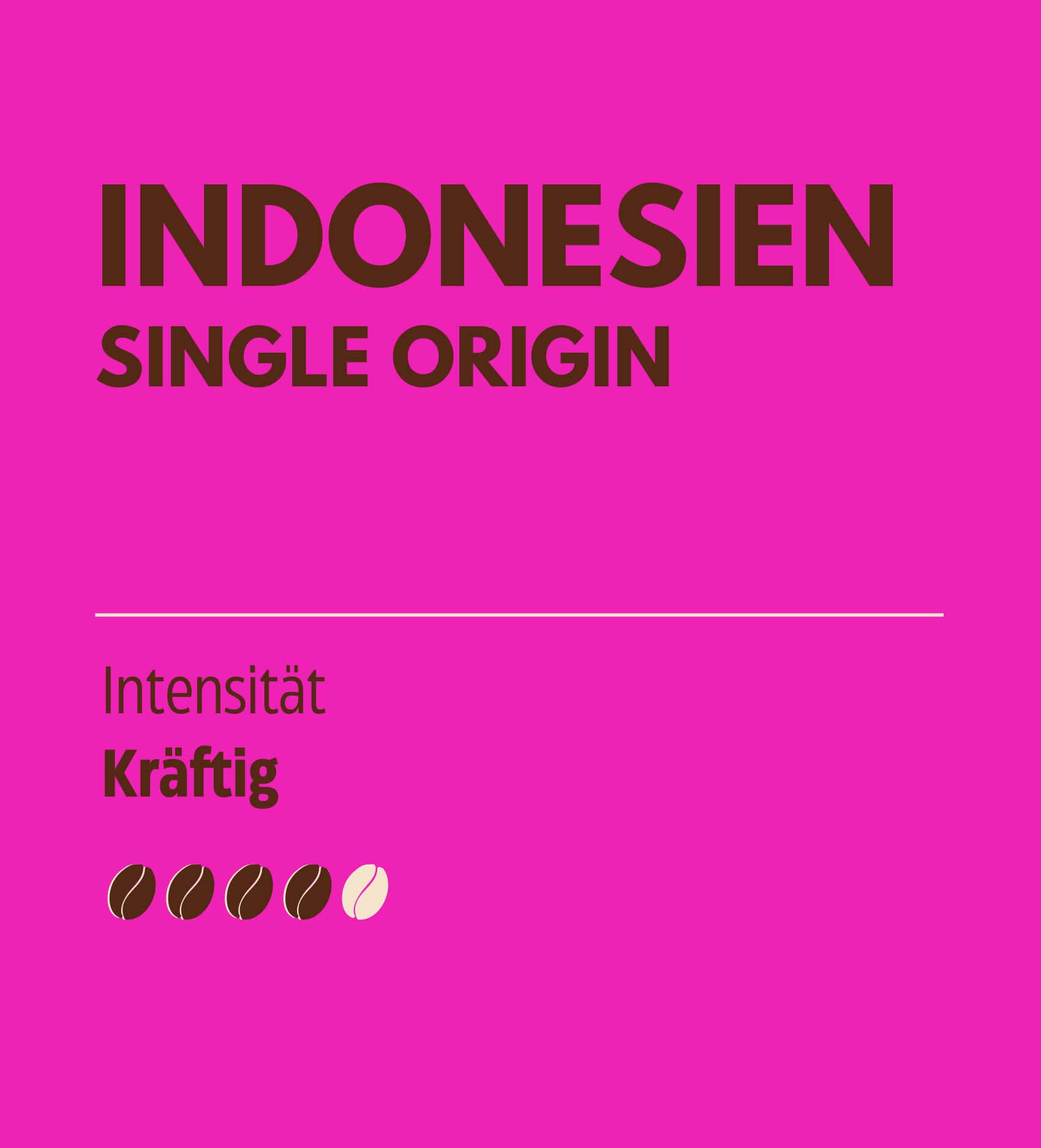 Kaffeesorte Indonesion