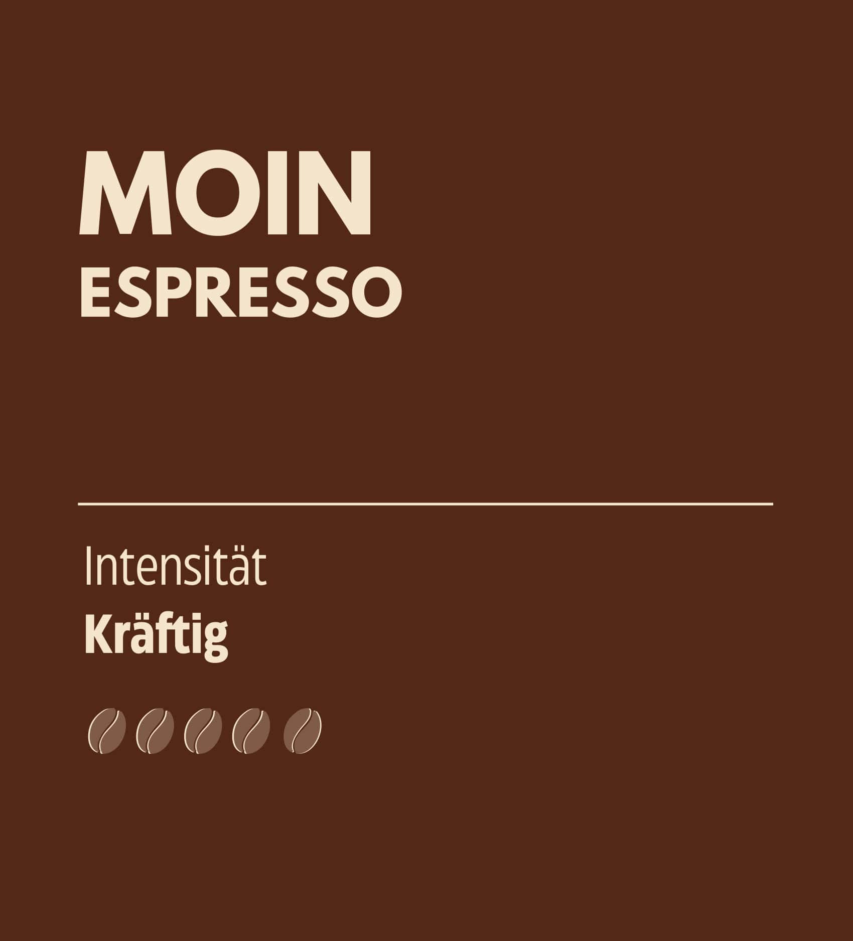 Kaffeesorte Moin Espresso
